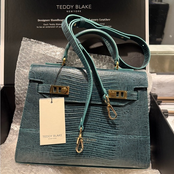 Teddy Blake Kim Lizard 11" in Dark Green Bag - Picture 5 of 12